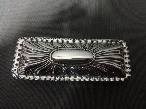 Beautiful Victorian Silver Trinket Box London 1886