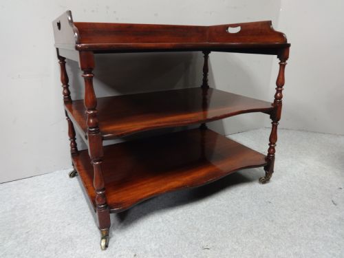 Good Georgian Mahogany Trolley