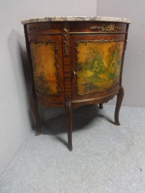 French Vernis Martin Side Cabinet
