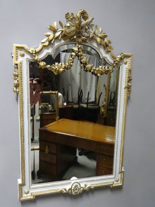 Very Good French Parcel Gilt  Mirror