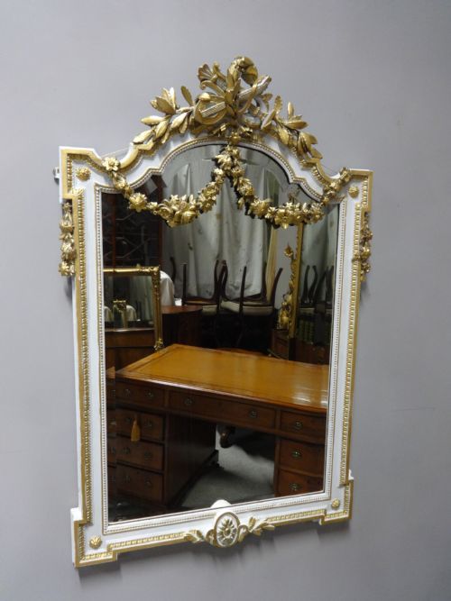 fig 1. Very Good French Parcel Gilt Mirror