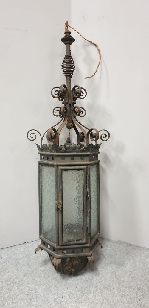 Early Wrought Iron Lantern