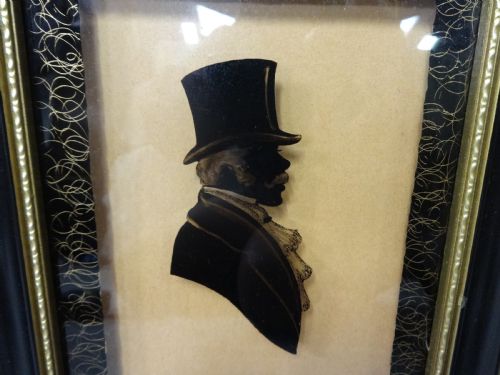 REGENCY SILHOUETTE OF A BEARDED GENTLEMAN - ADDITIONAL PHOTO 1