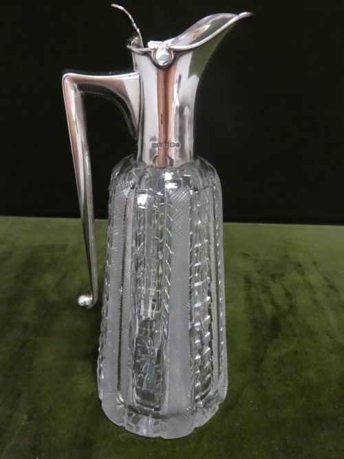 Wonderful Edwardian Silver Claret Jug