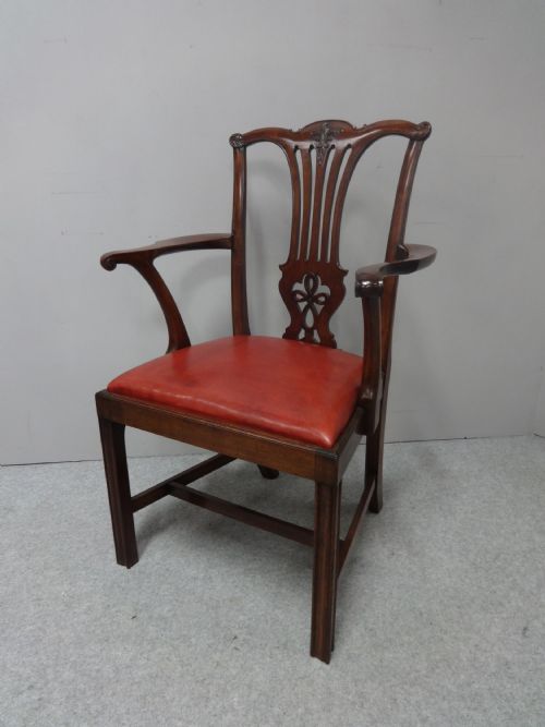 Georgian Mahogany Desk Chair