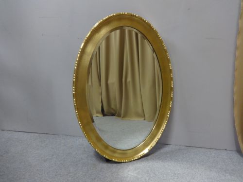 VERY GOOD EDWARDIAN OVAL GILT MIRROR - ADDITIONAL PHOTO 5