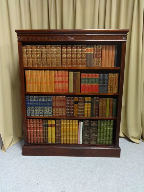Top Quality Victorian Mahogany Open Bookcase
