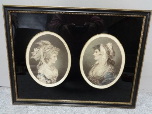 Pair Regency Engravings, J H Bemwell Pinx, F Bartolozzi Soulp