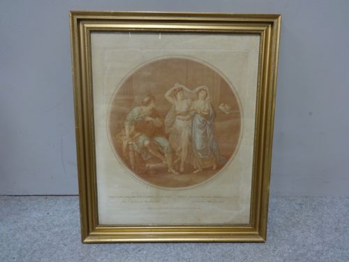 Regency Engraving by Angelica Kauffman