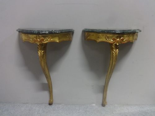 Pair of Gilt Console Tables C.1920