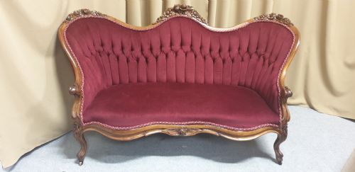 French Walnut Sofa