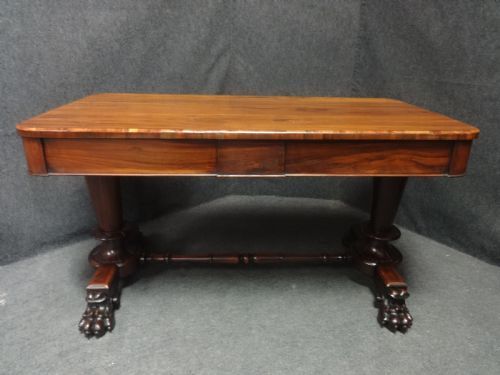 William 4th Rosewood Library Desk