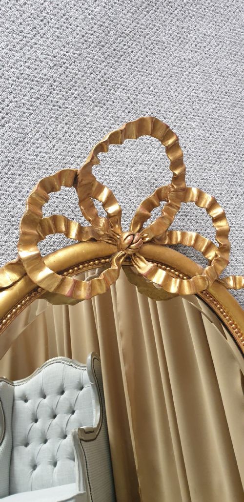 OUTSTANDING VICTORIAN ENGLISH GILT MIRROR - ADDITIONAL PHOTO 6