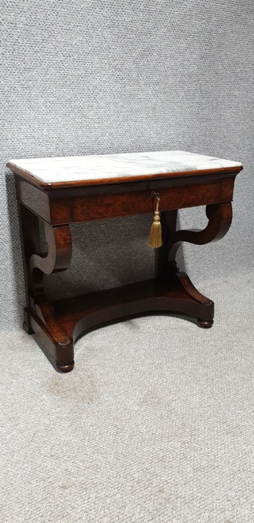 French Mahogany Console Table