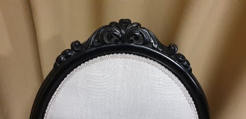 VICTORIAN EBONISED CHAIR - ADDITIONAL PHOTO 5