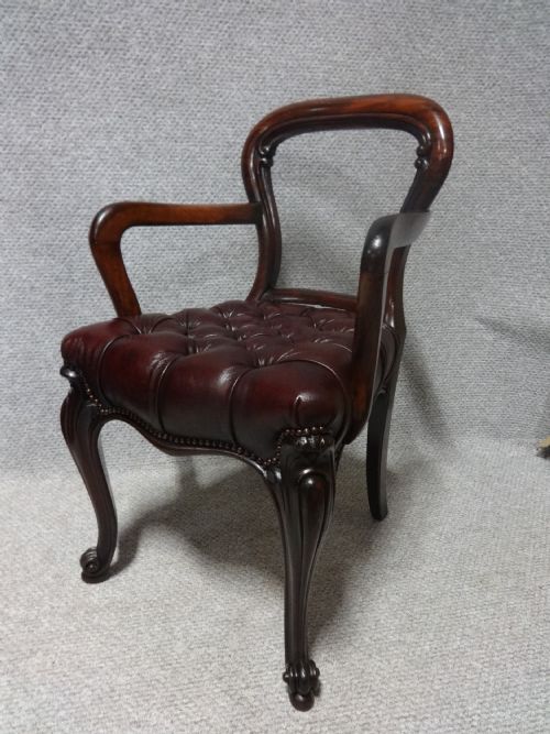 Victorian Mahogany Desk Chair