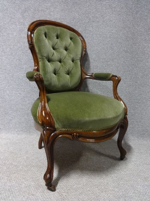 Good French Rosewood Desk Chair