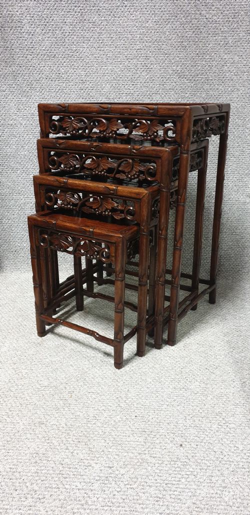 Oriental Rosewood Quartetto Nest of Tables