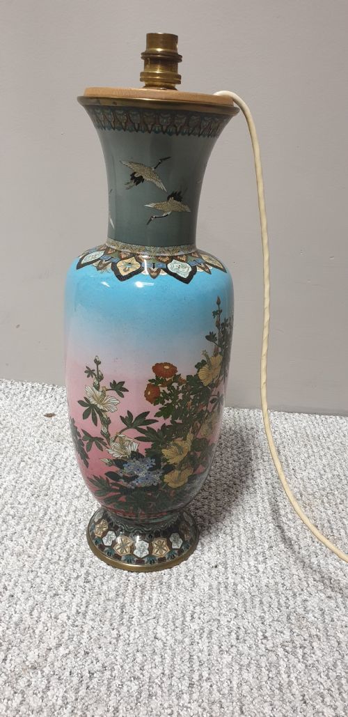 Large Cloisonne Lamp
