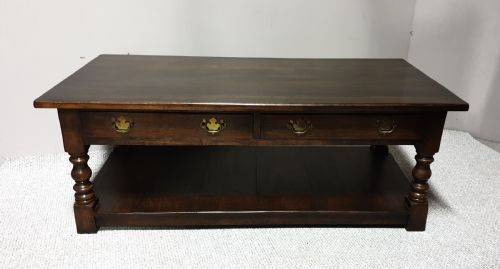 Dark Oak Low Coffee Table