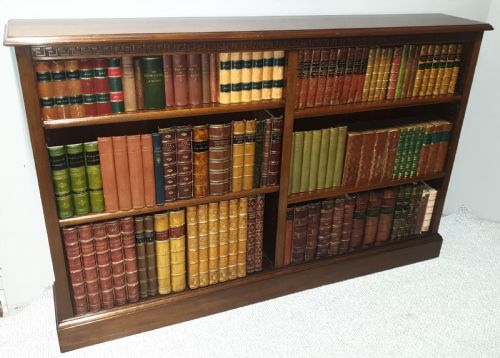 Top Quality Mahogany Open Adjustable Bookcase