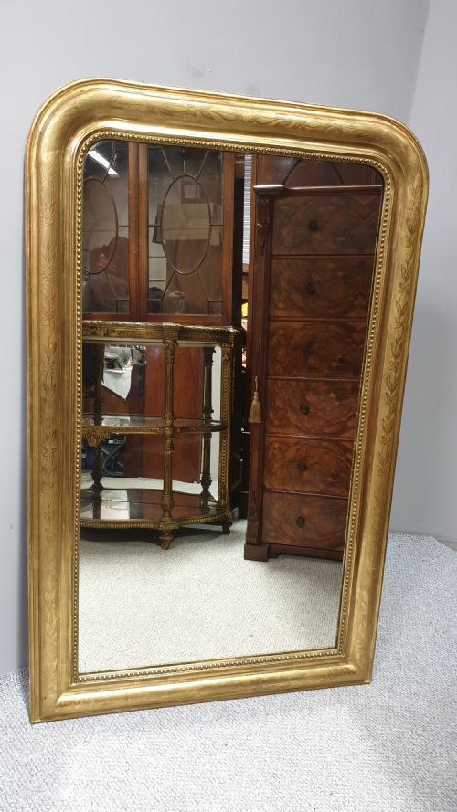 Very Good Louis Philippe Gilt Mirror