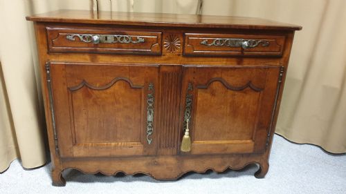 fig 1. Superb French Cherry Wood Sideboard Buffet
