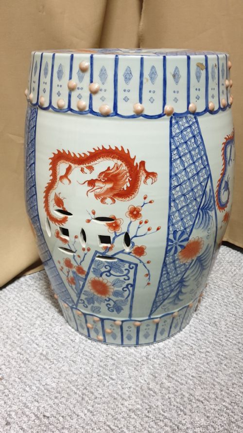 Chinese Porcelain Garden Seat