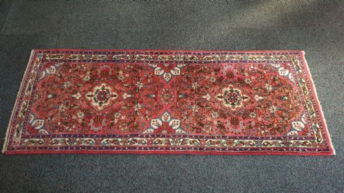 Very Nice Sorouk Pink and Blue Ground Carpet Runner
