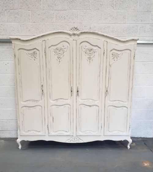 Great French Painted Wardrobe