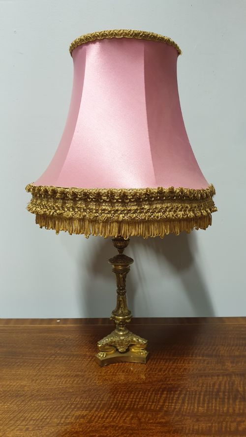 Gilt Bronze Table Lamp