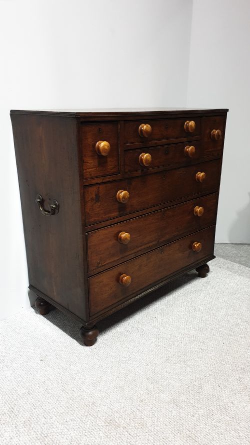 Teak Campaign Chest of Drawers