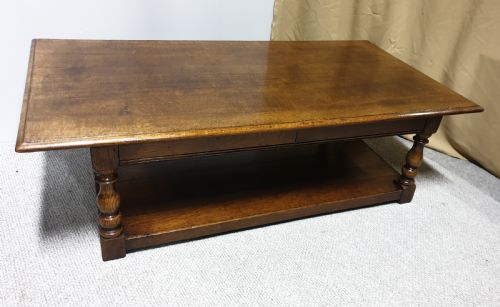 Solid Oak Plank Coffee Table
