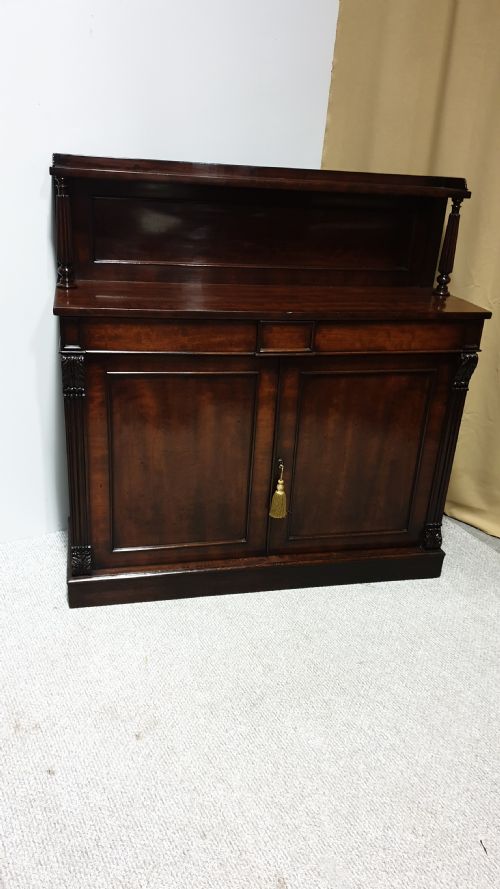 Regency Mahogany Chiffonier Sideboard