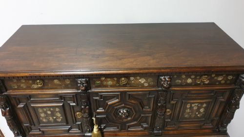 SUPERB WALNUT CABINET ON STAND - ADDITIONAL PHOTO 13
