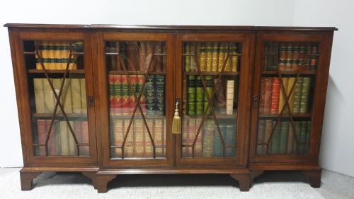 Mahogany Low Bookcase