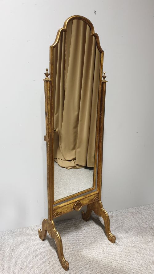 Super Gilt Cheval Mirror