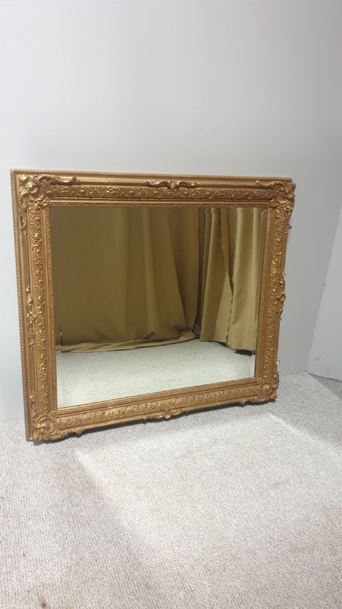 LARGE ENGLISH VICTORIAN GILT MIRROR - ADDITIONAL PHOTO 9