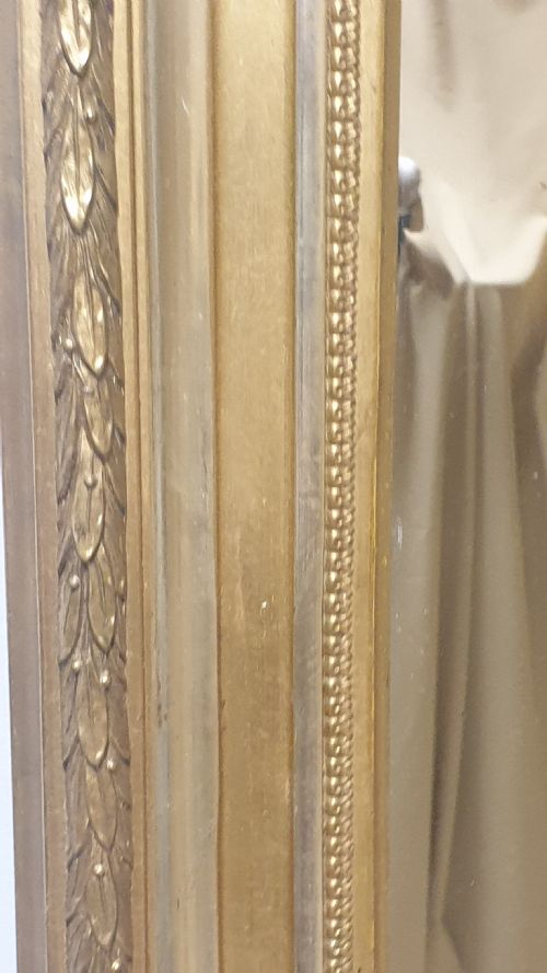 LARGE FRENCH GILT MIRROR - ADDITIONAL PHOTO 4