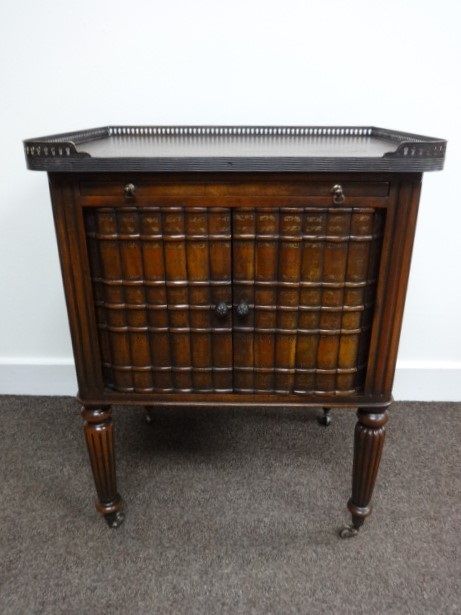 Tambour Fronted Side Cabinet