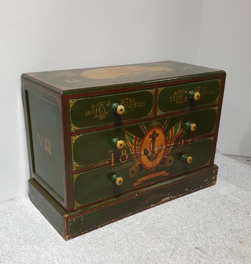 Painted Four Drawer Chest of Drawers