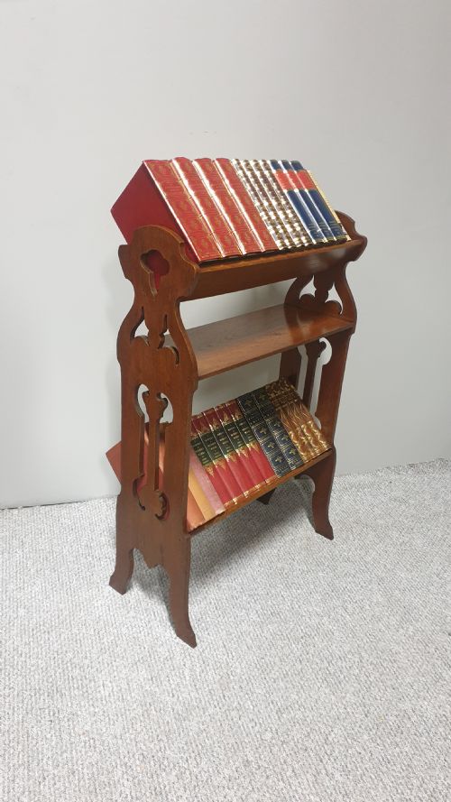 Arts and Crafts Oak Book Trough