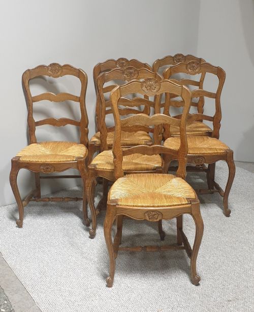 Super Set Six French Kitchen Dining Chairs