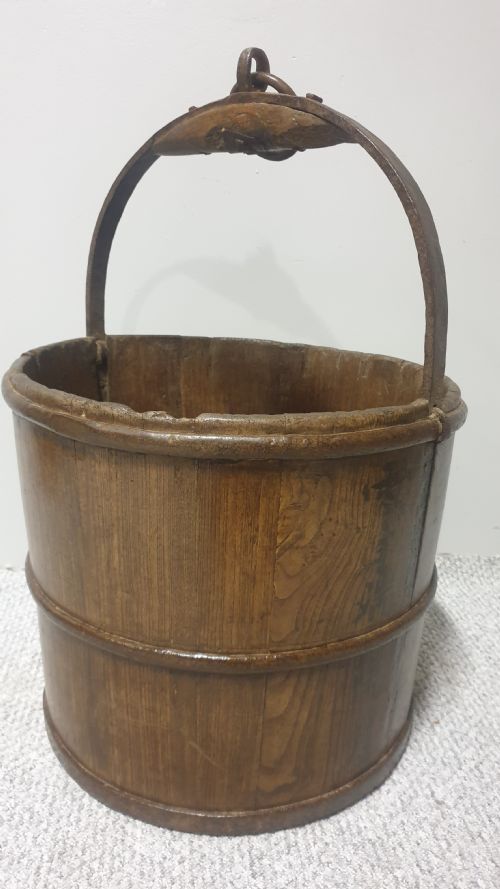 OAK AND IRON LOG BIN - ADDITIONAL PHOTO 1