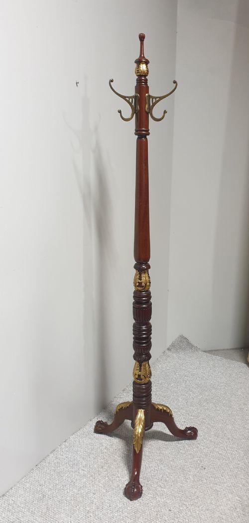 Superb Mahogany Coat Stand