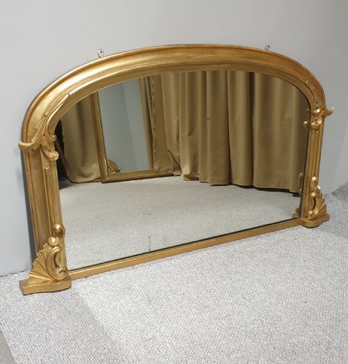 English Gilt Overmantle Mirror