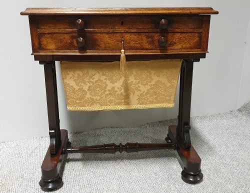 FINE WILLIAM 4TH SEWING WORK TABLE - ADDITIONAL PHOTO 2