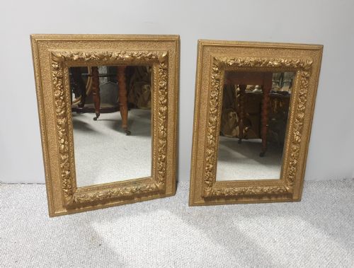 WONDERFUL PAIR VICTORIAN GILT MIRRORS - ADDITIONAL PHOTO 1