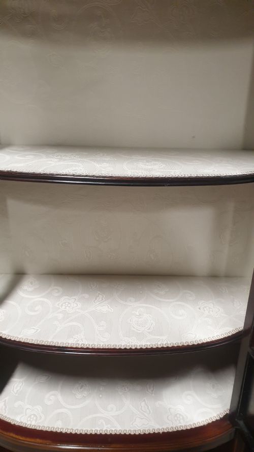 FINE INLAID MAHOGANY DISPLAY CABINET - ADDITIONAL PHOTO 7