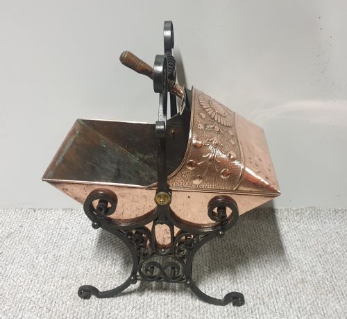 Victorian Copper Coal Scuttle